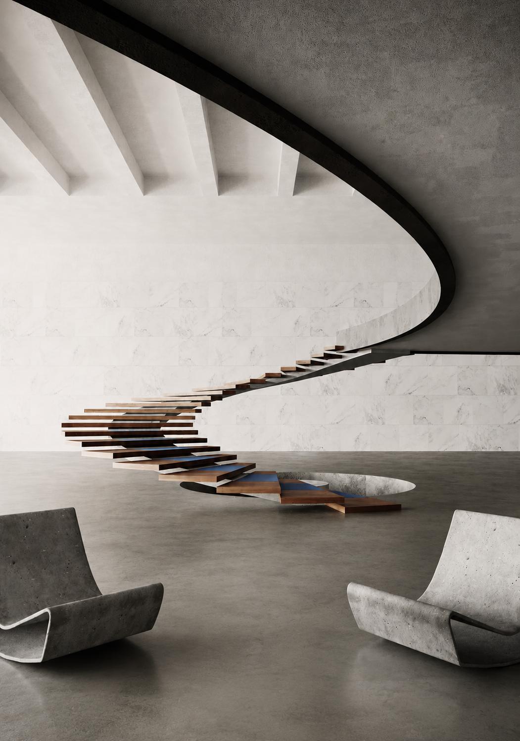 Escadaria do Palácio Itamaraty, Oscar Niemeyer, Brasília